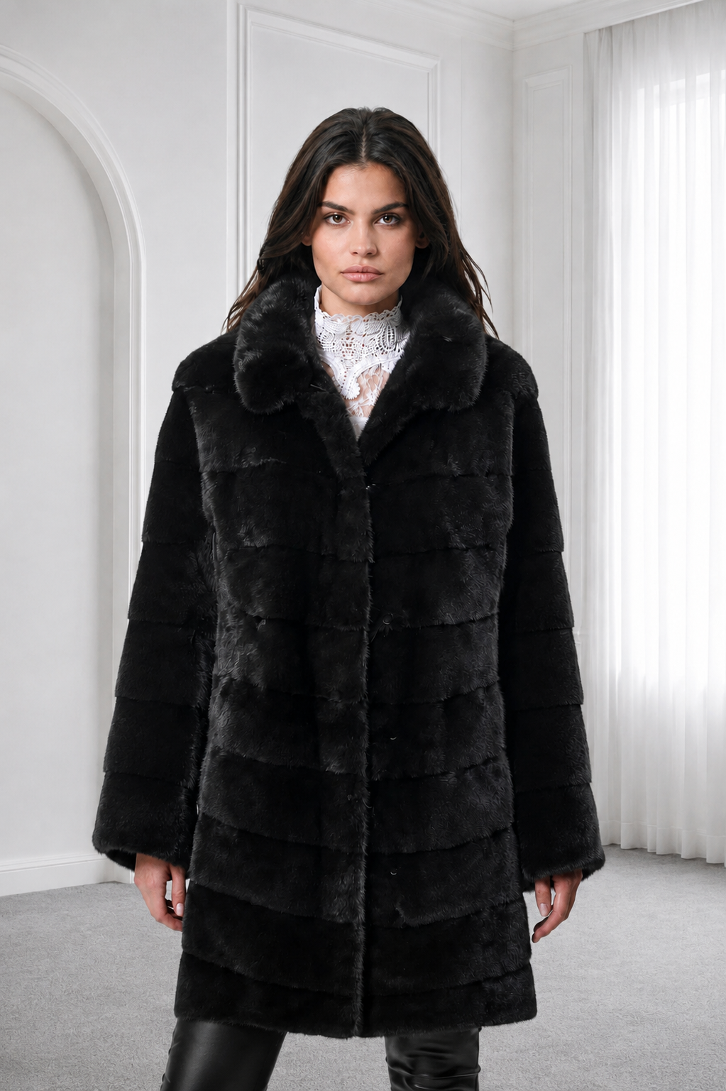 Blackglama Mink Mid-Length Coat