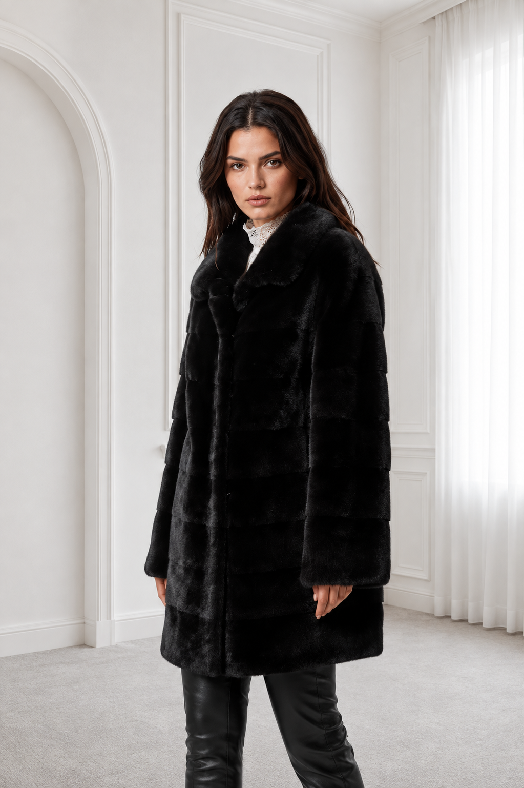Blackglama Mink Mid-Length Coat
