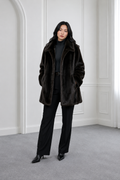 Blackglama Mink Jacket with Long Collar