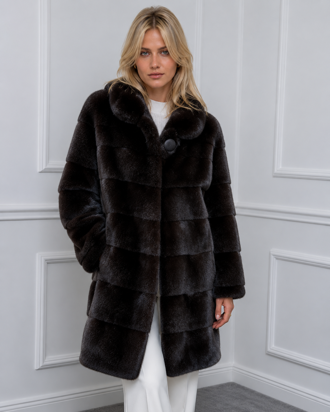 Blackglama Mink Mid-Length Coat