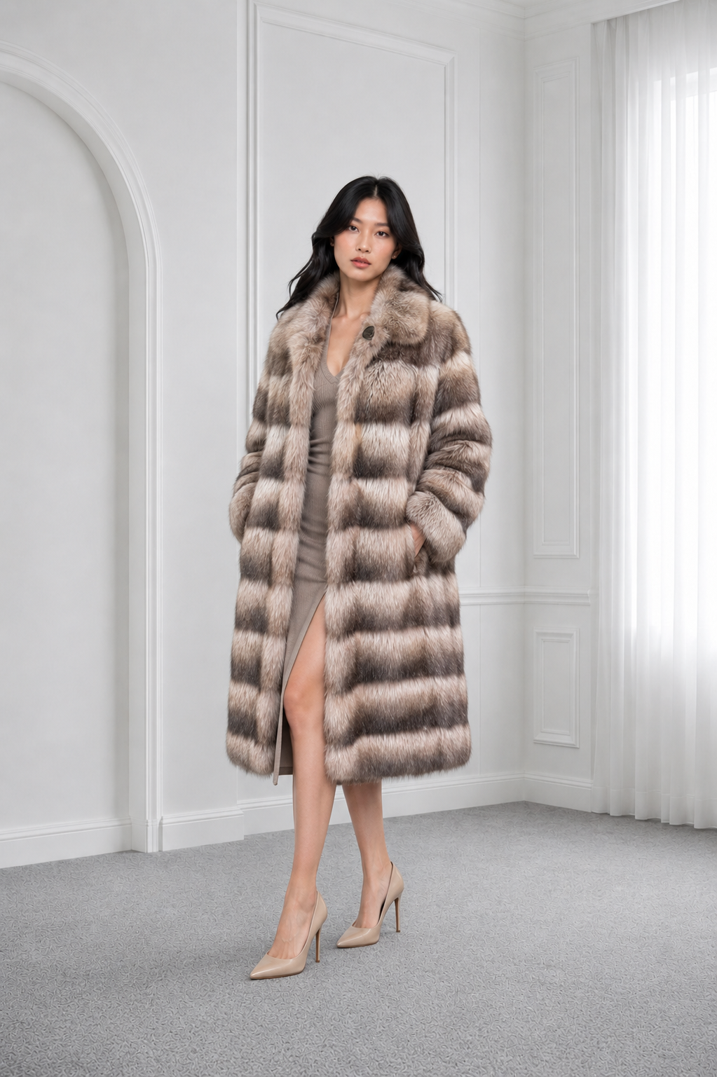 Raccoon Fur Coat