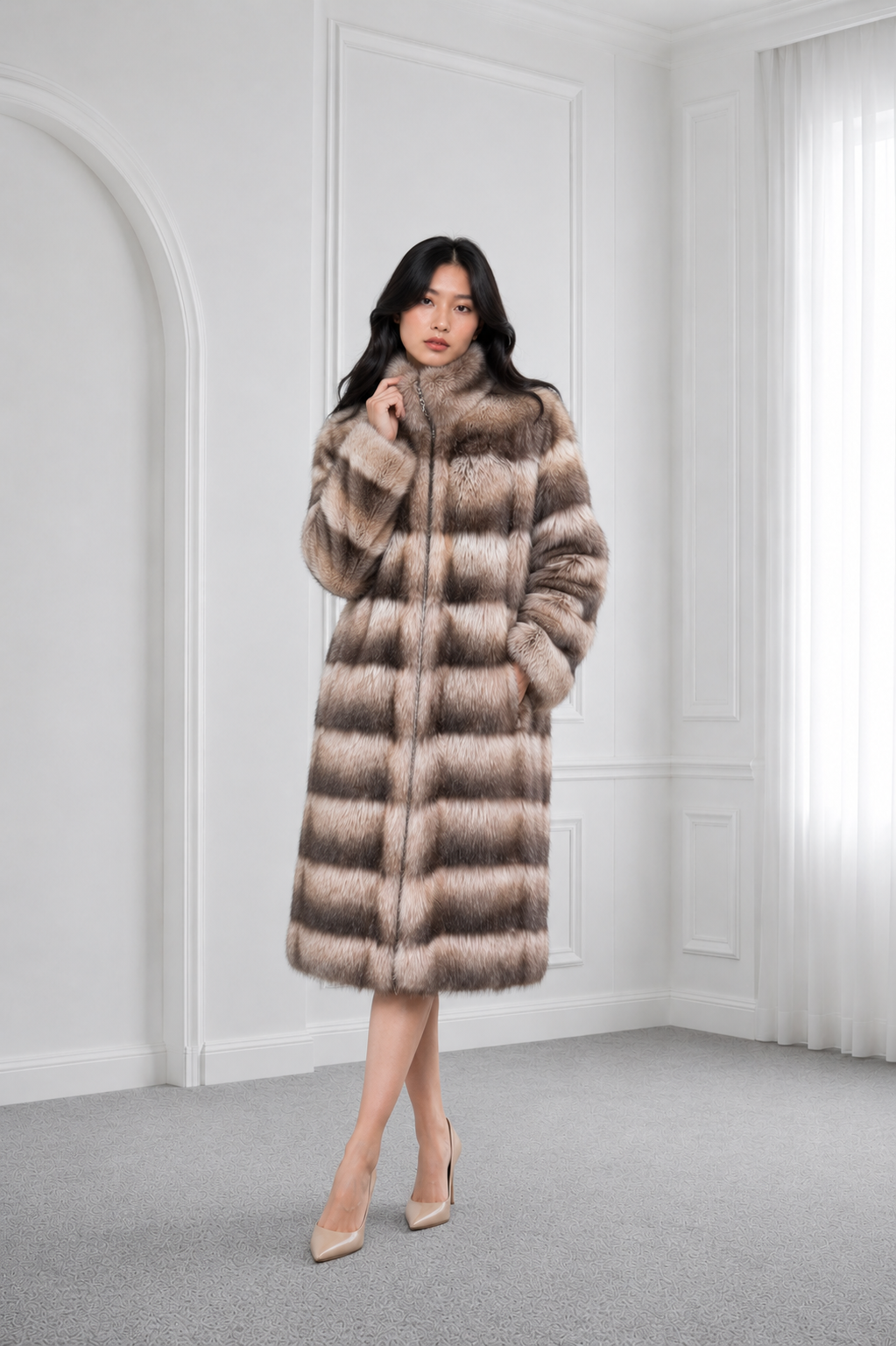Raccoon Fur Coat