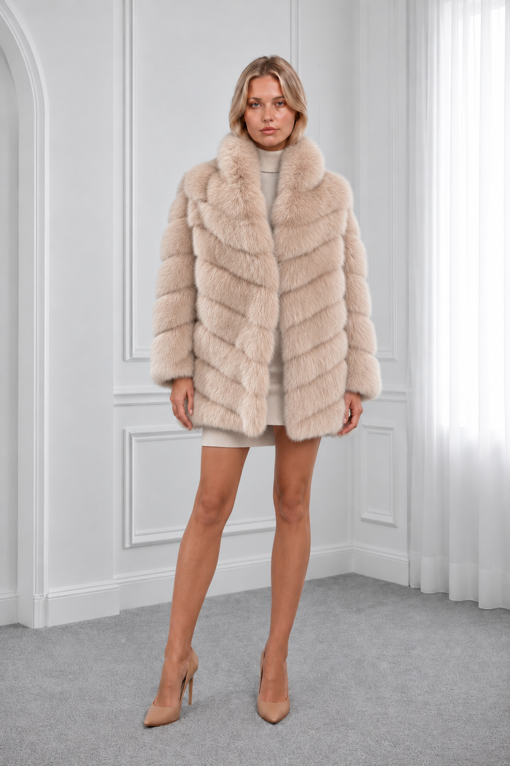 Rose/Pink Sable Jacket