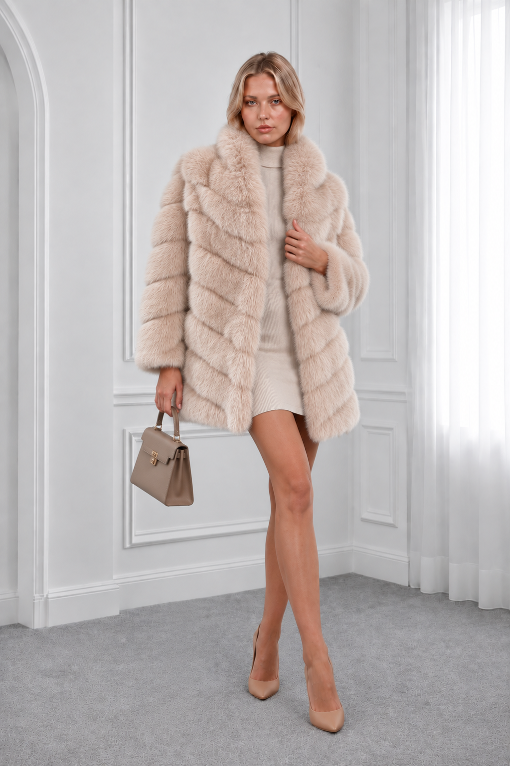 Rose/Pink Sable Jacket
