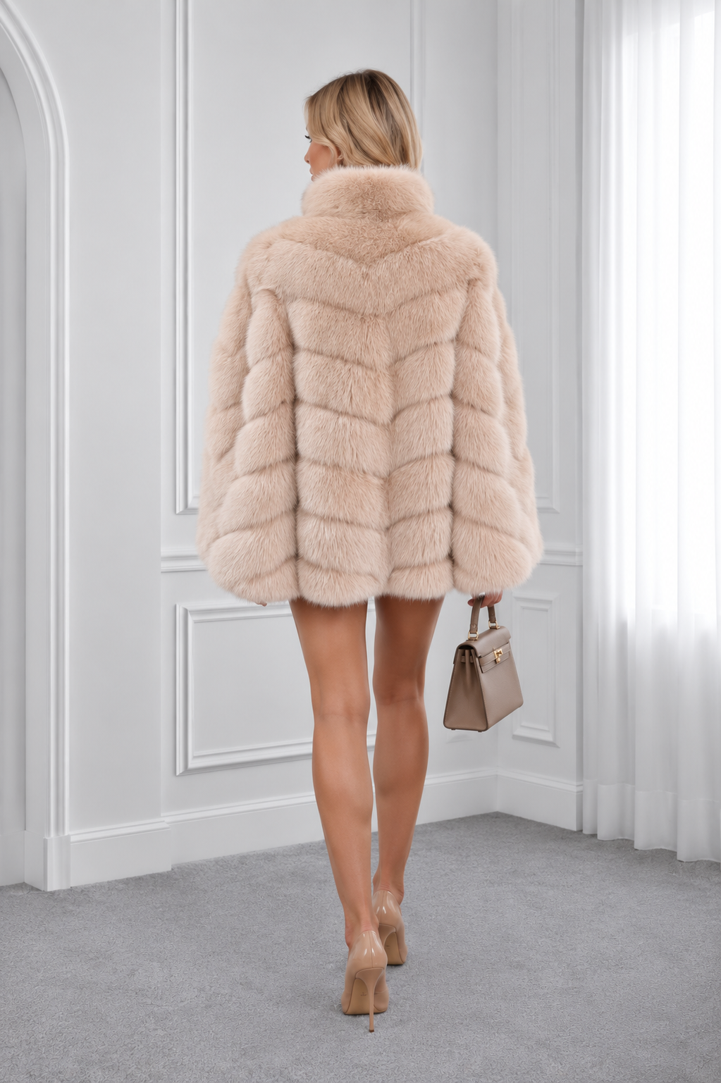 Rose/Pink Sable Jacket